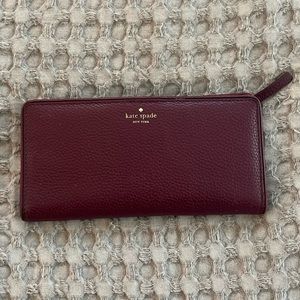Kate Spade Burgundy Wallet